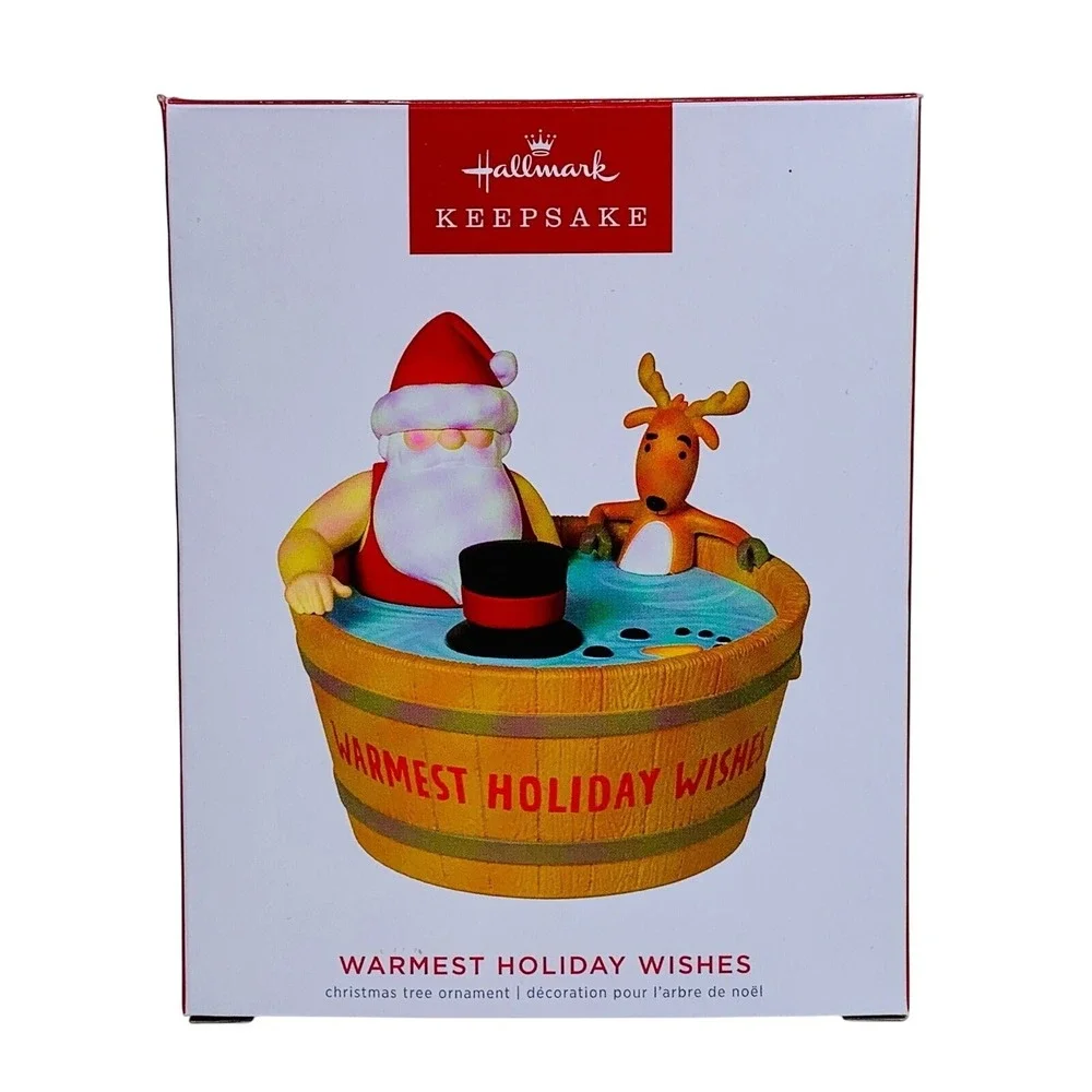 Hallmark Warmest Holiday Wishes Keepsake Ornament 2022 New in Box Musical‎